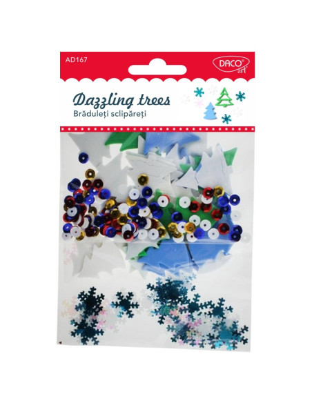AD167,Accesorii craft - AD167 braduleti sclipareti DACO