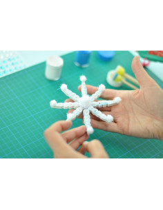 AD087,Acceorii craft DACO - AD087 pom pom blanco 2