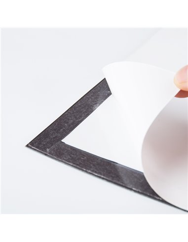 Folie magnetica A4 Deli DL50871 cu margine argintie