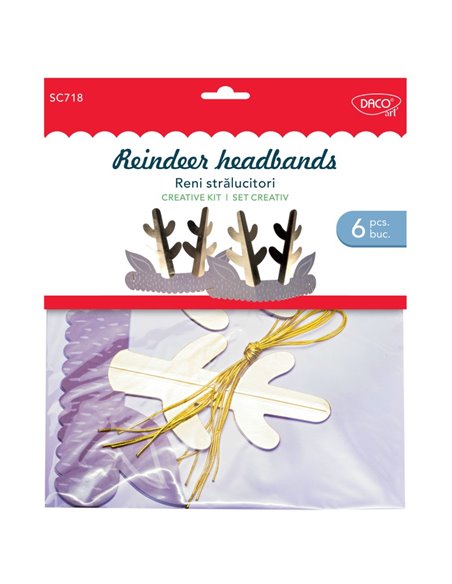 Set creativ -  Reni stralucitori Daco SC718