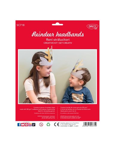 Set creativ -  Reni stralucitori Daco SC718