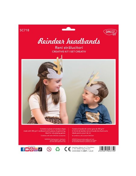 Set creativ -  Reni stralucitori Daco SC718