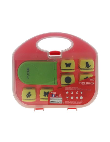 Perforator Hobby Daco PF819, 1.8 cm, 8 forme