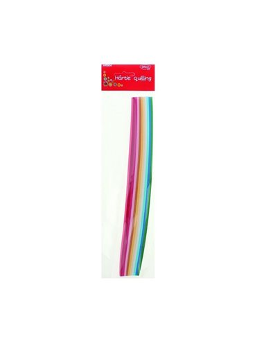 Hartie quilling Daco HR912, 30x0.5 cm, 300 fasii, 10 culori