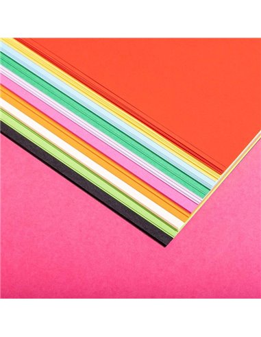 Carton Color DACO CN120, A4, 100 coli, 10 culori, 120 g/mp