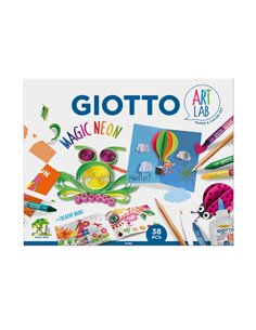 Set quilling Giotto Art Lab, 38 piese, Magic Neon