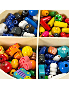 VIG56002,Margele din lemn in cutie 2