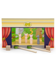 VIG56005,Teatru de papusi magnetic din lemn 2