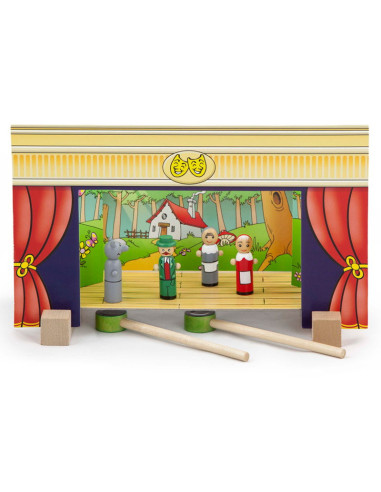 VIG56005,Teatru de papusi magnetic din lemn