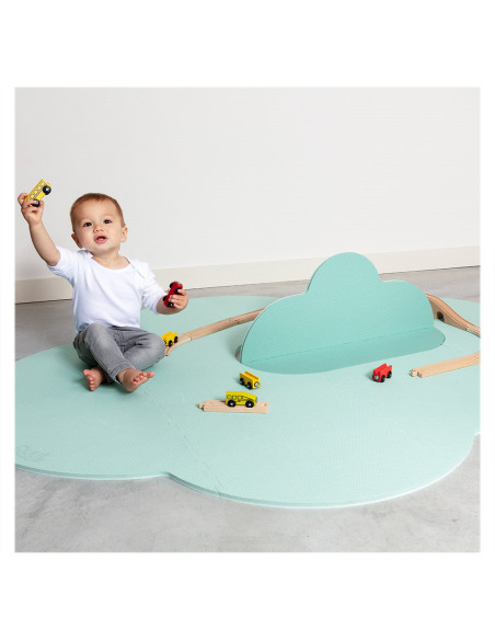 QT172185,Saltea de joaca din spuma, Norisorul verde, 175 cm