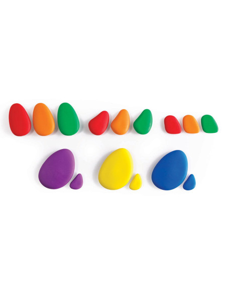 EDX-13208C,Rainbow Pebbles, set 36 pietricele cu activitati