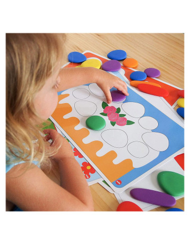 EDX-13206,Rainbow Pebbles, pietricele cu carduri de activitati