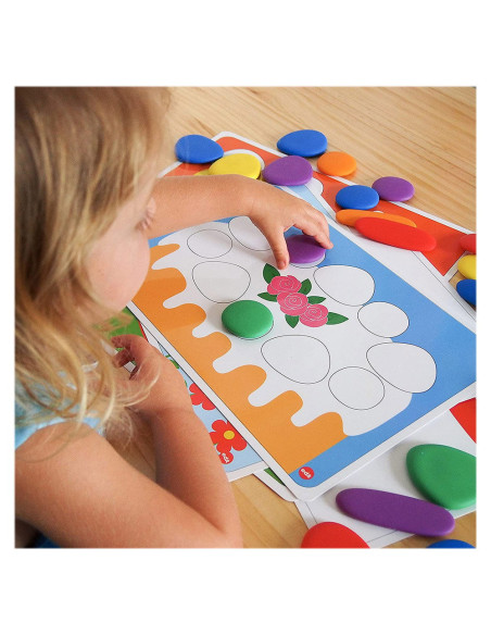 EDX-13206,Rainbow Pebbles, pietricele cu carduri de activitati