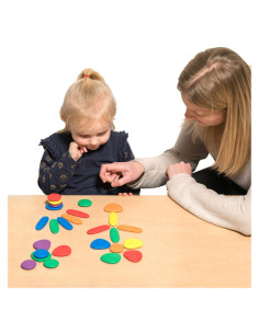 EDX-13209,Junior Rainbow Pebbles, set de activitati cu pietricele 2