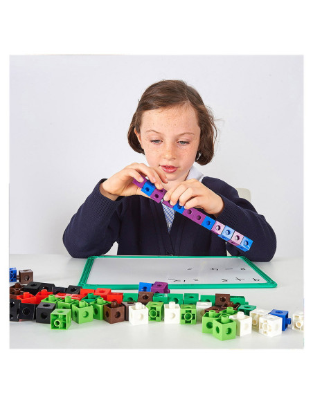 EDX-12010,Linking Cubes, set 100 cuburi interconectabile