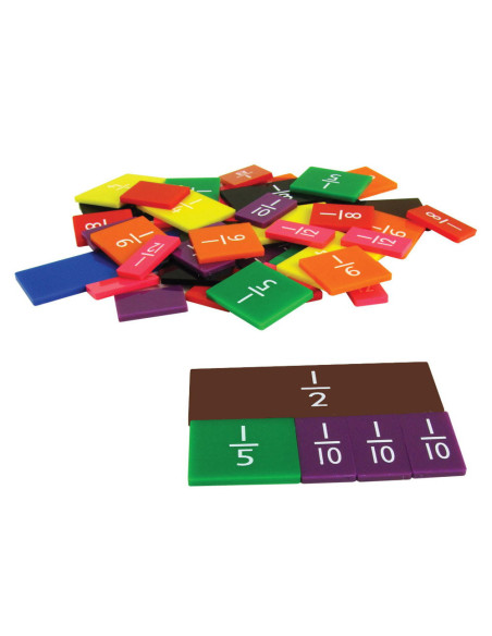 EDX-19220,Fractii, set educativ cu 51 piese