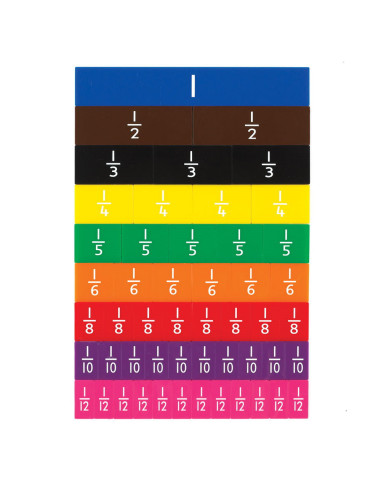EDX-19220,Fractii, set educativ cu 51 piese