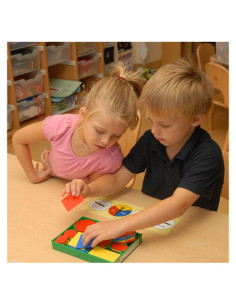 EDX-19560,Set forme geometrice colorate, 60 piese 2