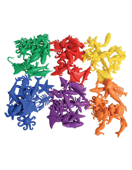 EDX-13150,Set pentru sortat, 84 de Animale acvatice, Edx Education