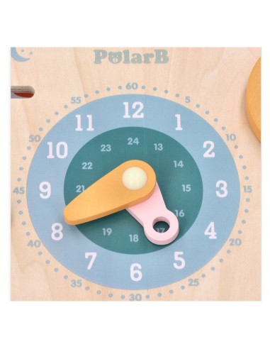 VIG6911-B,Calendar educativ din lemn in lb. engleza, PolarB
