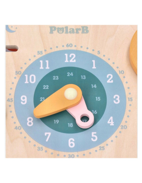 VIG6911-B,Calendar educativ din lemn in lb. engleza, PolarB