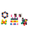 EDX-12712,Math Cubes, cuburi interconectabile, set 125 piese