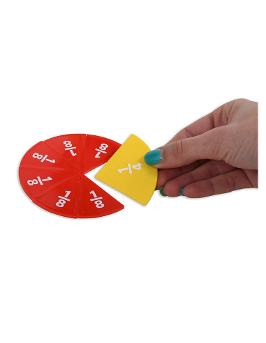 EDX-19035,Cercuri cu fractii, set cu 51 piese