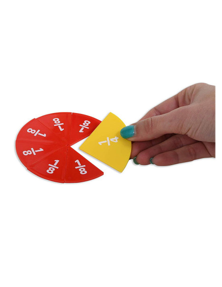 EDX-19035,Cercuri cu fractii, set cu 51 piese