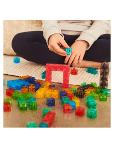 EDX-12024,Linking Cubes, 100 cuburi translucide interconectabile 2
