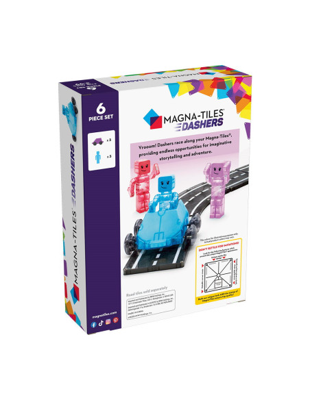 MGT-23806,MAGNA-TILES Dashers, set magnetic 6 piese