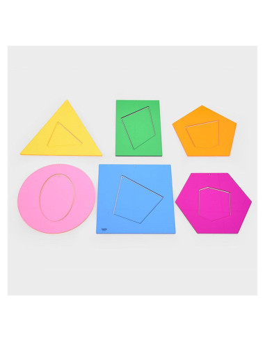 TIK-73544,Forme regulate si neregulate Jumbo, 12 piese, TickiT