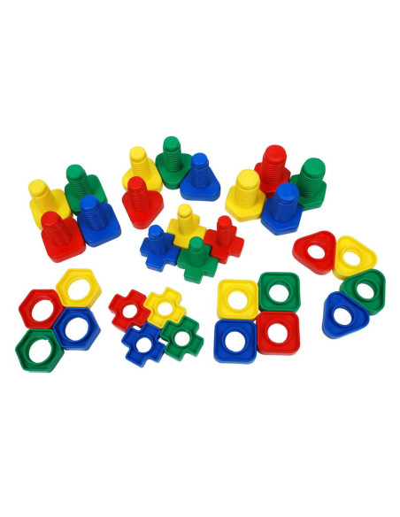 EDX-50161J,Suruburi si piulite mari, set 32 de piese, Edx Education