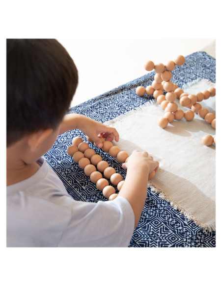 G5201,BendiBeads Natural, margele flexibile, Guidecraft