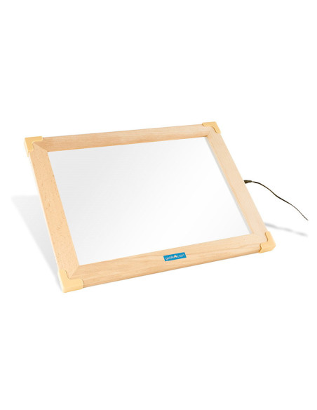 G16836INT,Panou luminos LED cu cadru din lemn