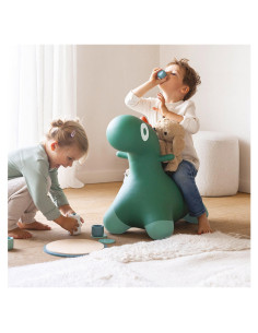 QT173717,Hoppi Dino, dinozaur gonflabil saltaret, verde 2