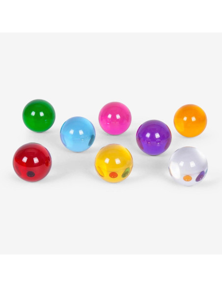 TIK-72604,Sfere senzoriale acrilice colorate, 8 buc., TickiT