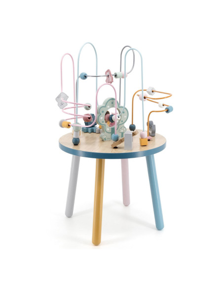 VIG44033,Masuta din lemn cu activitati, nordic colors