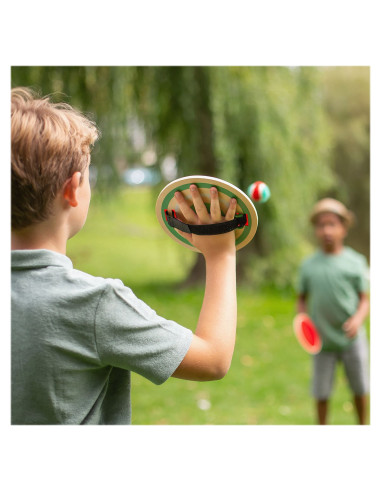 BSGA473,Arunca si prinde mingea, joc cu discuri velcro