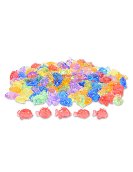 TIK-73135,Set de sortare, Pestisori translucizi, 120 piese