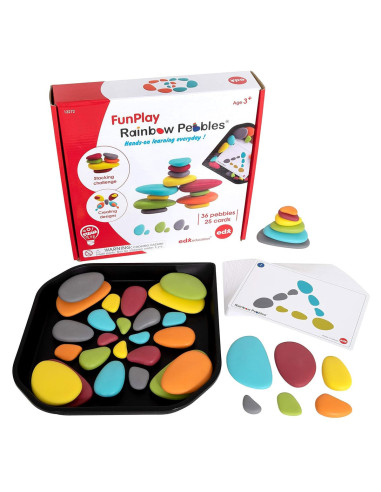 EDX-13272,Funplay Pebbles, pietricele cu tava si activitati