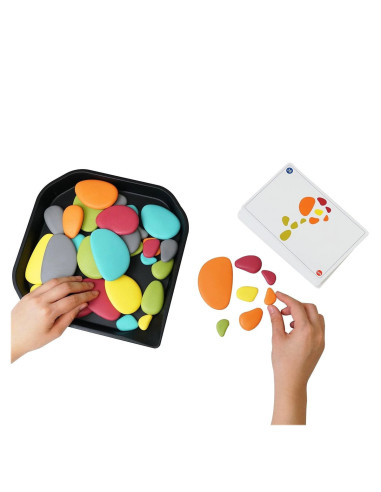 EDX-13272,Funplay Pebbles, pietricele cu tava si activitati