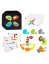 EDX-13272,Funplay Pebbles, pietricele cu tava si activitati