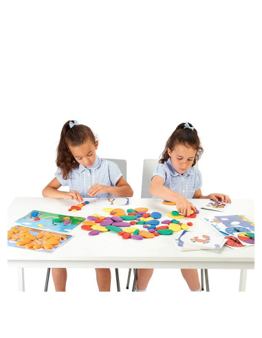 EDX-13226C,Rainbow Pebbles, Classroom Set, 299 piese