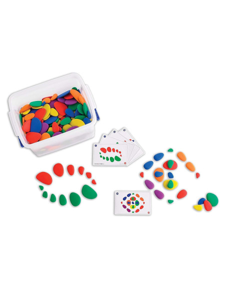 EDX-13226C,Rainbow Pebbles, Classroom Set, 299 piese