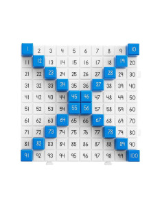 EDX-19610,Hundred Board, set activitati cu numere 1-100 2