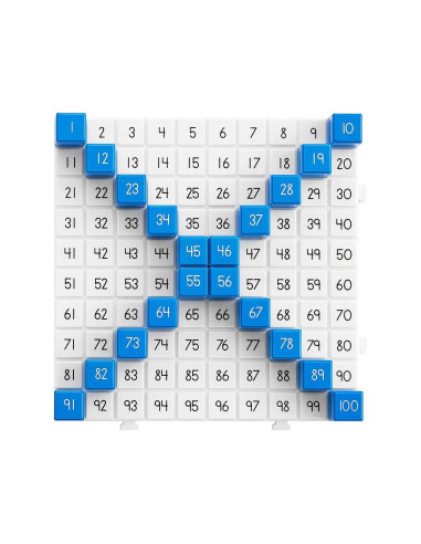 EDX-19610,Hundred Board, set activitati cu numere 1-100