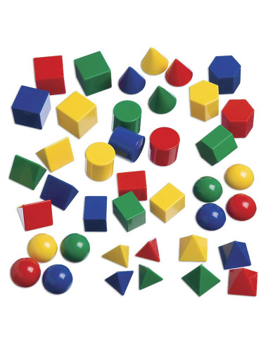 EDX-21354,Forme geometrice mici 3D, solide, Edx Education