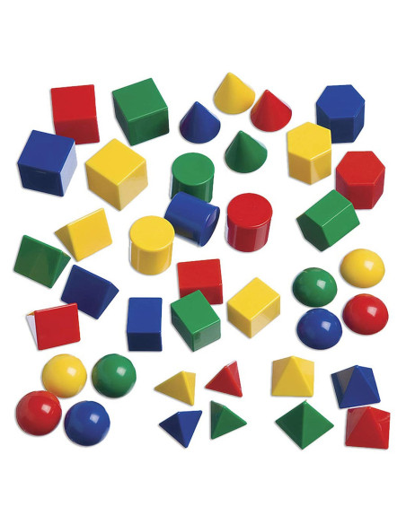 EDX-21354,Forme geometrice mici 3D, solide, Edx Education