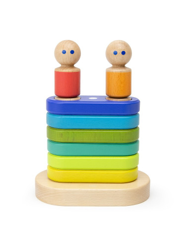 T-STA-BGY-801T,Tegu Stacker, set din lemn magnetic