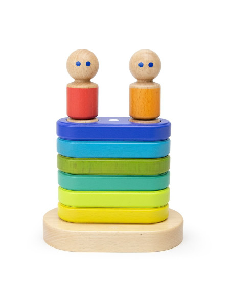 T-STA-BGY-801T,Tegu Stacker, set din lemn magnetic